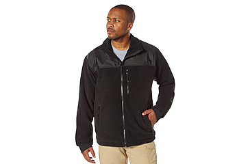 Image of Rothco Concealed Carry Spec Ops Fleece Jacket, Black, Extra Large, 86670-Black-XL