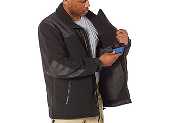 Image of Rothco Concealed Carry Spec Ops Fleece Jacket, Black, Extra Large, 86670-Black-XL
