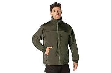 Image of Rothco Concealed Carry Spec Ops Fleece Jacket, Olive Drab, Extra Large, 86680-OliveDrab-XL