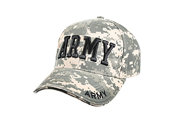 Image of Rothco Deluxe Army Embroidered Low Profile Insignia Cap, ACU Digital Camo, 9488-ACUDigitalCamo