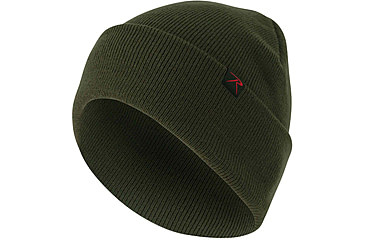 Image of Rothco Deluxe Fine Knit Watch Cap, One Size, Ranger Green, 57835-RangerGreen-OneSize