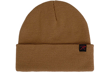 Image of Rothco Deluxe Fine Knit Watch Cap, One Size, Work Brown, 57833-WorkBrown-OneSize