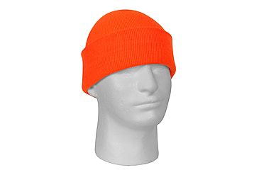 Image of Rothco Deluxe Fine Knit Watch Cap, Safety Orange, 5783-SafetyOrange