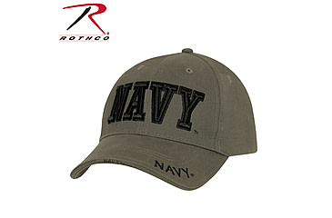 Image of Rothco Deluxe Navy Low Profile Cap, Olive Drab, 3941-OliveDrab