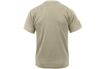 Image of Rothco Distressed US Flag Athletic Fit T-Shirt, Desert Sand, Medium, 10870-DesertSand-M