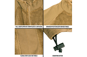 Image of Rothco E.C.W.C.S. Fleece Vest - Men's, Coyote Brown, Medium, 613902039896