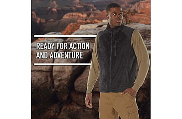 Image of Rothco E.C.W.C.S. Fleece Vest, Coyote Brown, Medium, 613902039896