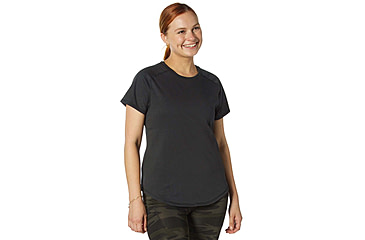 Image of Rothco Essential Raglan Sleeve T-Shirt - Womens, Black, 2XL, 13200-Black-2XL