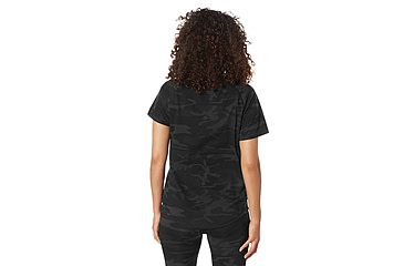 Image of Rothco Essential Raglan Sleeve T-Shirt - Womens, Midnight Black Camo, 2XL, 13208-MidnightBlackCamo-2XL
