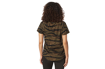 Image of Rothco Essential Raglan Sleeve T-Shirt - Womens, Tiger Stripe Camo, Large, 13206-TigerStripeCamo-L