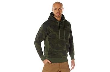 Image of Rothco Every Day Pullover Hooded Sweatshirt 4961, L, Camo, 42095-MidnightWoodlandCamo-L