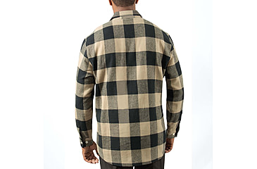 Image of Rothco Extra Heavyweight Buffalo Plaid Flannel Shirt - Mens, Coyote Brown Plaid, Small, 47380-CoyoteBrownPlaid-S