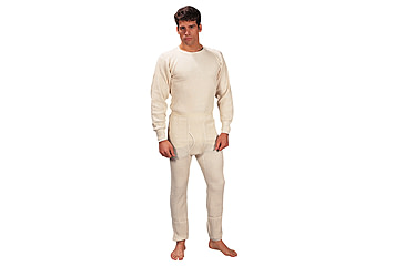 Image of Rothco Extra Heavyweight Thermal Knit Bottoms - Men's, Small, White, 6458-813