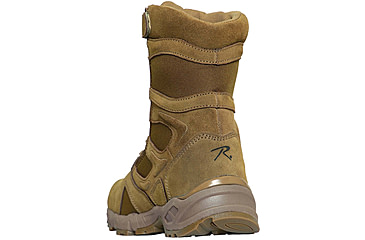 Image of Rothco Forced Entry 8in Deployment Boots w/Side Zipper, AR670-1 Coyote Brown, 7 US, Wide, 5763-AR670-1CoyoteBrown-7-W