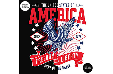 Image of Rothco Freedom &amp; Liberty Patriotic T-Shirt, Black, Small, 18125-Black-S