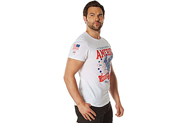 Image of Rothco Freedom &amp; Liberty Patriotic T-Shirt, White, Small, 18120-White-S