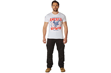 Image of Rothco Freedom &amp; Liberty Patriotic T-Shirt, White, Small, 18120-White-S