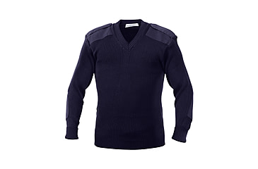 Image of Rothco G.I. Style Acrylic V-Neck Sweater, Navy Blue, XL, 6345-NavyBlue-XL