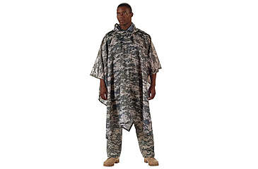 Image of Rothco G.I. Type Military Rip-Stop Poncho, ACU Digital Camo, 4658-ACUDigitalCamo