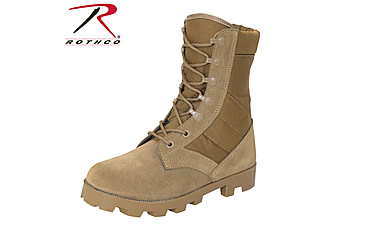 Image of Rothco G.I. Type Speedlace Desert Tan Jungle Boot, AR 670-1 Coyote Brown, 8, Regular, 5741-AR670-1CoyoteBrown-8-Regular