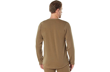 Image of Rothco Gen III Level II Underwear Crew Top - Mens, Coyote Brown, Small, 69140-AR670-1CoyoteBrown-S