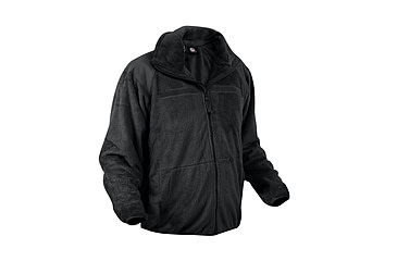 Image of Rothco Generation III Level 3 ECWCS Fleece Jacket, Black, Small, 9739-Black-S