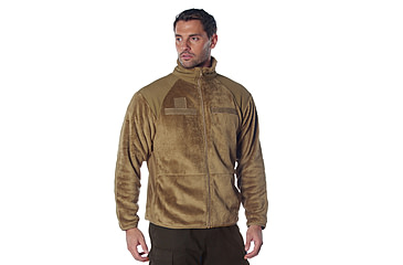 Image of Rothco Generation III Level 3 ECWCS Fleece Jacket, Coyote Brown, S, 9734-S
