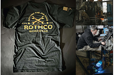Image of Rothco Getting The Job Done T-Shirt - Mens, Black, Small, 11350-Black-S