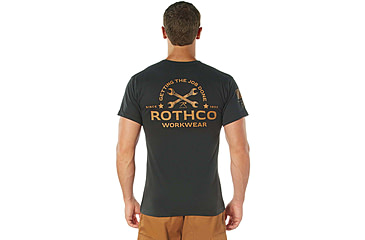 Image of Rothco Getting The Job Done T-Shirt, Black, S, 11350-Black-S