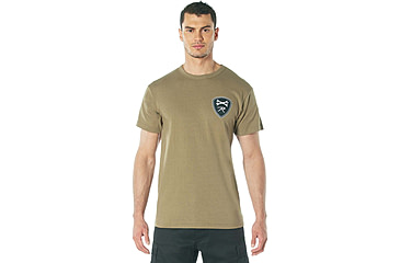 Image of Rothco Getting The Job Done T-Shirt, Coyote Brown, S, 11355-CoyoteBrown-S