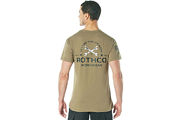 Image of Rothco Getting The Job Done T-Shirt, Coyote Brown, S, 11355-CoyoteBrown-S