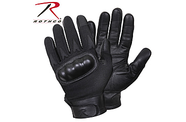 Image of Rothco Hard Knuckle Cut and Fire Resistant Gloves, Black, Small, 2805-Black-S