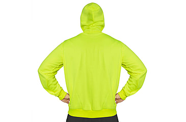 Image of Rothco High-Vis Performance Hooded Sweatshirt - Mens, Safety Green, Small, 10381-S