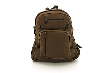 Image of Rothco Jumbo Vintage Canvas Backpack, Olive Drab, 9262-OliveDrab