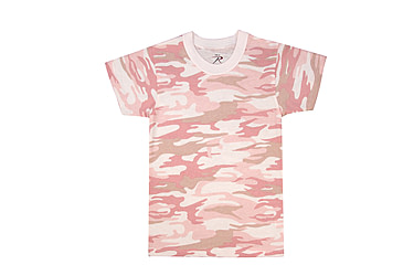 Image of Rothco Kids Camo T-Shirts, Baby Pink Camo, M, 6397-BabyPinkCamo-M