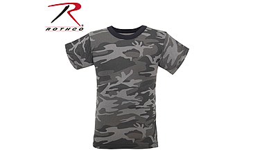 Image of Rothco Kids Camo T-Shirts, Extra Small, Black Camo, 2174-BlackCamo-XS
