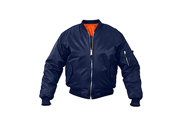 Image of Rothco Kids MA-1 Flight Jackets, Navy Blue, L, 7312-NavyBlue-L