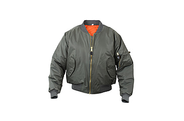 Image of Rothco Kids MA-1 Flight Jackets, Sage Green, Small, 7310-SageGreen-S