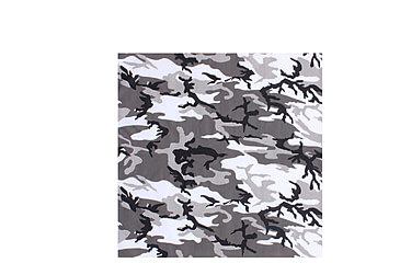 Image of Rothco Large Camo Bandana, City Camo, 4347-CityCamo