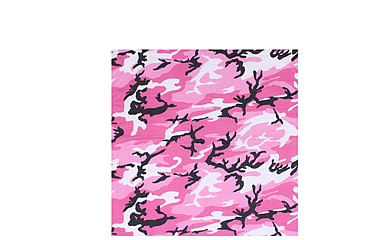 Image of Rothco Large Camo Bandana, Pink Camo, 4347-PinkCamo