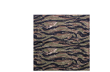 Image of Rothco Large Camo Bandana, Tiger Stripe Camo, 4347-TigerStripeCamo