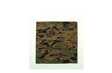 Image of Rothco Large Digital Camo Bandana, Woodland Digital Camo, 4342-WoodlandDigitalCamo
