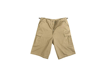 Image of Rothco Long Length BDU Short, Khaki, XL, 7965-Khaki-XL