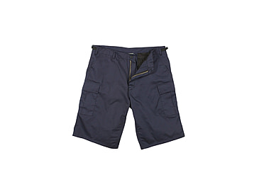 Image of Rothco Long Length BDU Short, Navy Blue, Small, 7432-NavyBlue-S