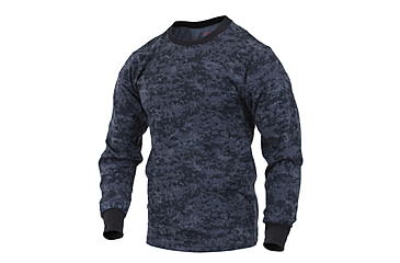 Image of Rothco Long Sleeve Digital Camo T-Shirts, Midnight Digital Camo, L, 68947-MidnightDigitalCamo-L