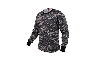 Image of Rothco Long Sleeve Digital Camo T-Shirts, Subdued Urban Digital Camo, M, 67780-SubduedUrbanDigitalCamo-M