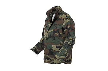 Image of Rothco M-65 Camo Field Jacket, Woodland Camo, M, 7991-WoodlandCamo-M