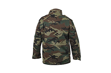 Image of Rothco M-65 Camo Field Jacket, Woodland Camo, M, 7991-WoodlandCamo-M