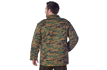 Image of Rothco M-65 Camo Field Jacket, Woodland Digital Camo, XL, 8590-WoodlandDigitalCamo-XL