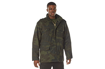 Image of Rothco M-65 Camo Field Jacket, L, Camo, 12085-MidnightWoodlandCamo-L